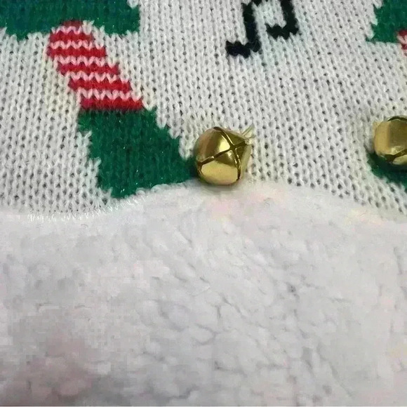 Joyland Dabbing Thru The Snow Ugly Christmas Sweater, XL **has stain** - Picture 3 of 6